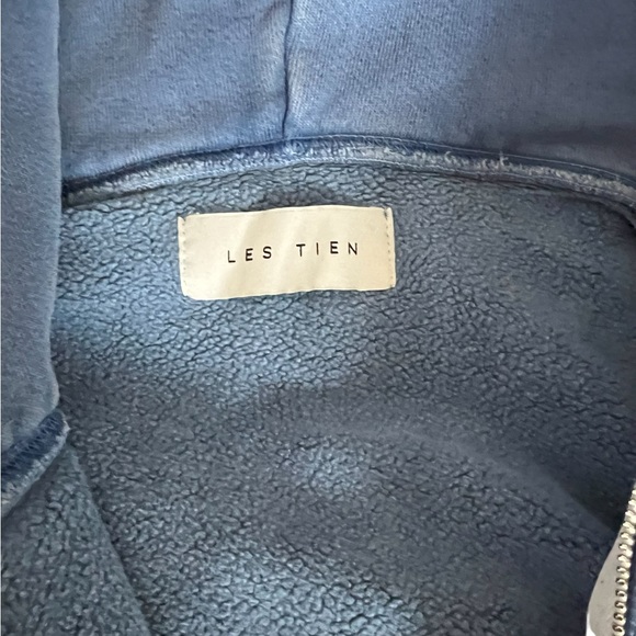 Lestien hoodie front zipper distress fabric size XL. small spot on the front.A5 - Picture 7 of 7